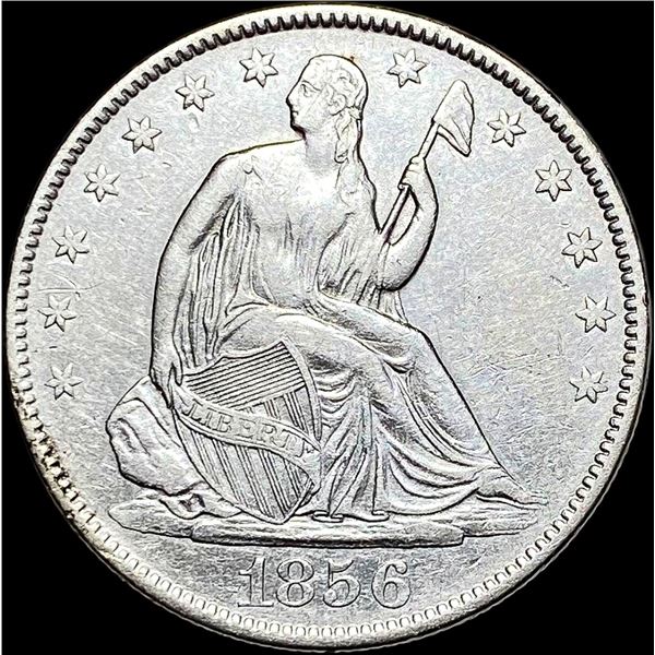 1856-O Seated Liberty Half Dollar NICELY  CIRCULATED