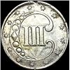 Image 2 : 1851 Silver Three-Cent Piece NEARLY  UNCIRCULATED