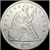 Image 1 : 1842 Silver Seated Liberty Dollar CLOSELY  UNCIRCULATED