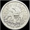 Image 2 : 1853 Arrows/Rays Seated Liberty Quarter  NICELY CIRCULATED