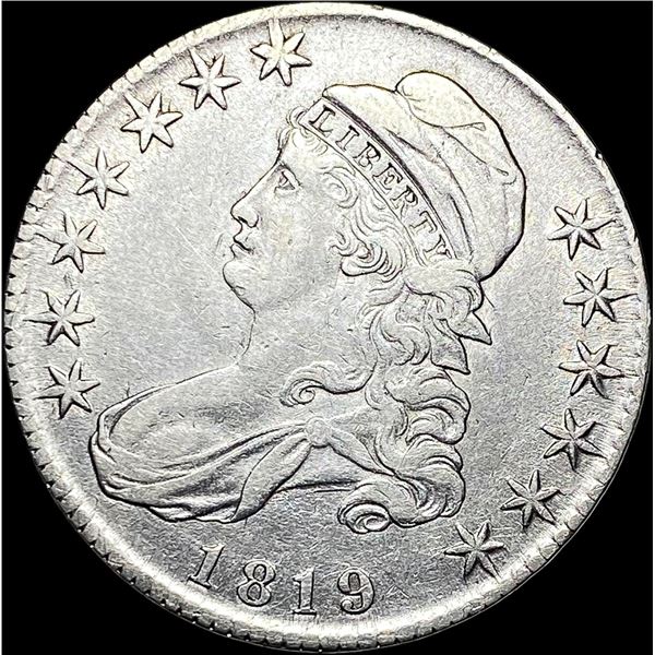 1819 Capped Bust Half Dollar LIGHTLY  CIRCULATED