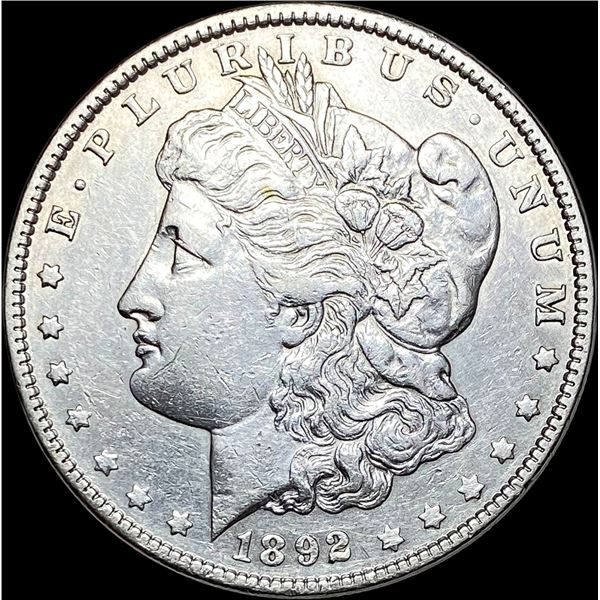 1892 Silver Morgan Dollar CLOSELY  UNCIRCULATED