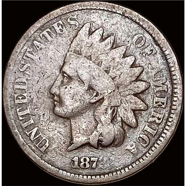 1873 Indian Head Cent NICELY CIRC