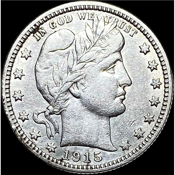 1915 Barber Silver Quarter CLOSELY  UNCIRCULATED