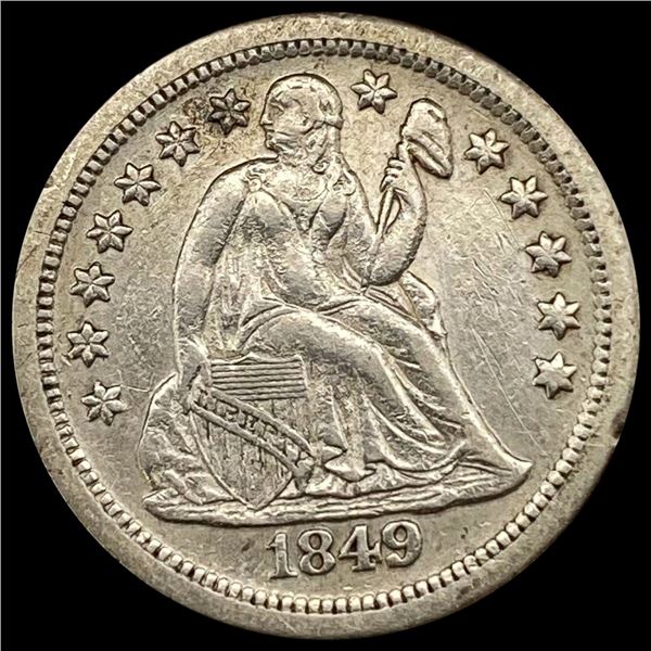 1849-O Seated Liberty Dime CLOSELY UNCIRCULATED