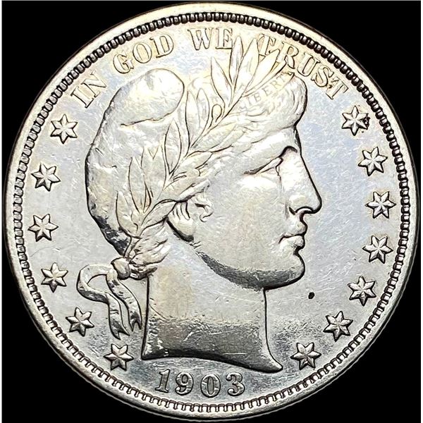 1903 Barber Silver Half Dollar CLOSELY  UNCIRCULATED