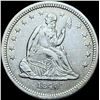 Image 1 : 1840 Seated Liberty Silver Quarter CHOICE AU