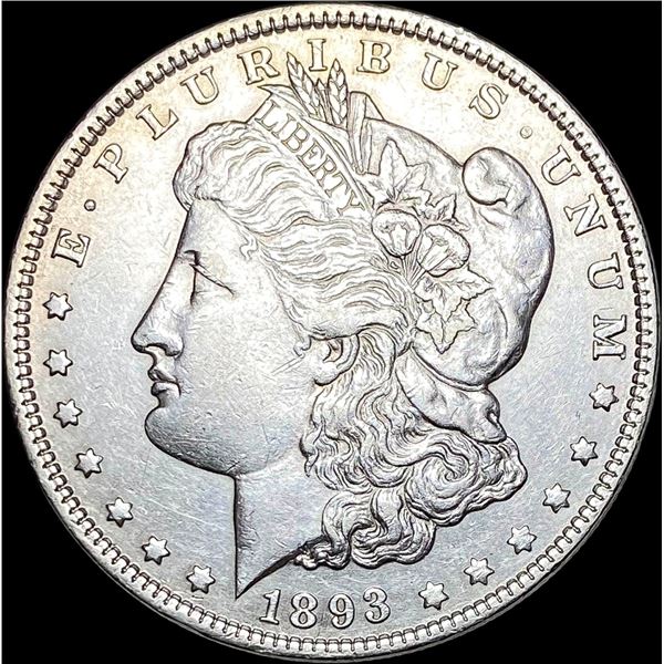 1893 Silver Morgan Dollar NEARLY UNCIRCULATED