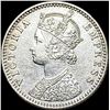 Image 1 : 1889 Silver 1/4 Rupee India Victoria CLOSELY  UNCIRCULATED