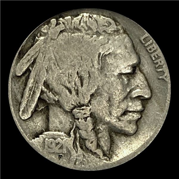 1921-S Buffalo Nickel NICELY CIRCULATED