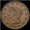 Image 1 : 1841 Braided Hair Large Cent CLOSELY UNCIRCULATED