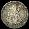 Image 1 : 1853 Seated Liberty Quarter NICELY CIRCULATED