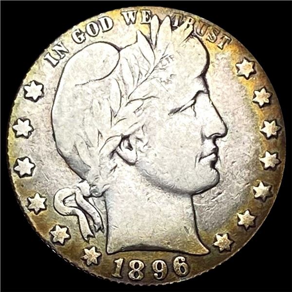 1896-O Barber Quarter LIGHTLY CIRCULATED