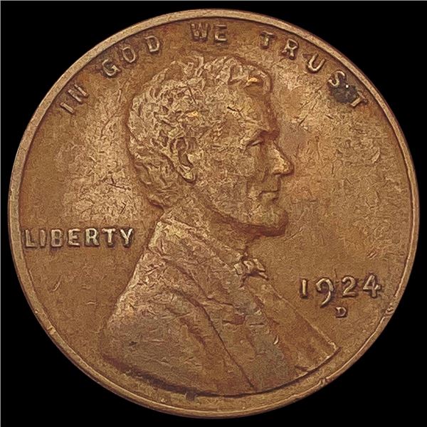 1924-D Wheat Cent NEARLY UNCIRCULATED