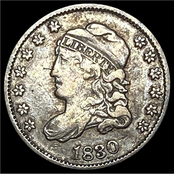 1830 Capped Bust Half Dime LIGHTLY CIRCULATED