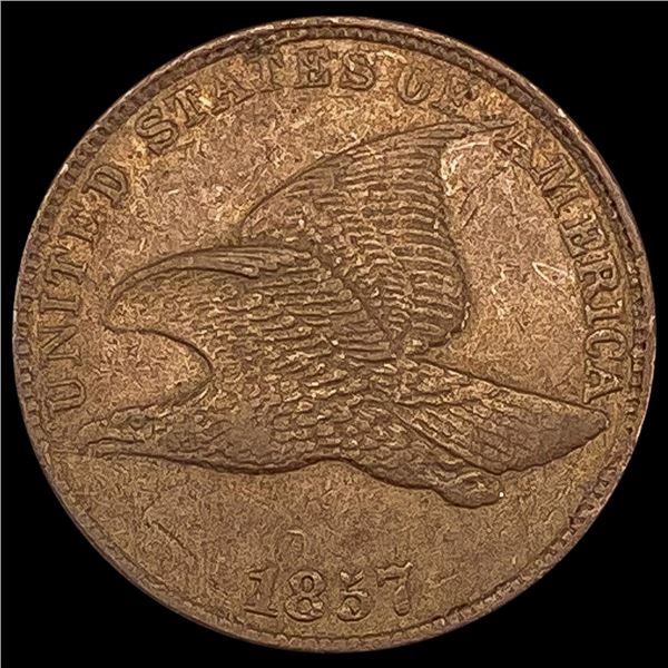 1857 Flying Eagle Cent CLOSELY UNCIRCULATED