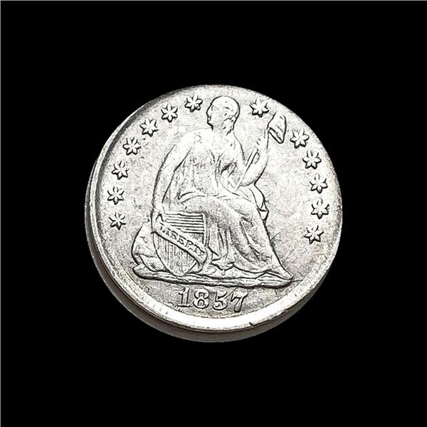 1857 Seated Liberty Half Dime CLOSELY UNCIRCULATED