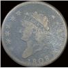 Image 1 : 1808 Classic Head Large Cent NICELY  CIRCULATED