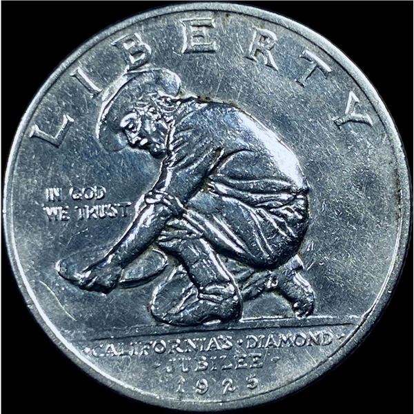 1925-S Silver California Jubilee Half Dollar  CHOICE BU