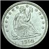 1858 Seated Liberty Quarter CHOICE AU
