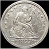 1853 Seated Liberty Quarter Arrows/Rays  LIGHTLY CIRCULATED