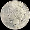 1922-D Silver Peace Dollar NEARLY UNCIRCULATED