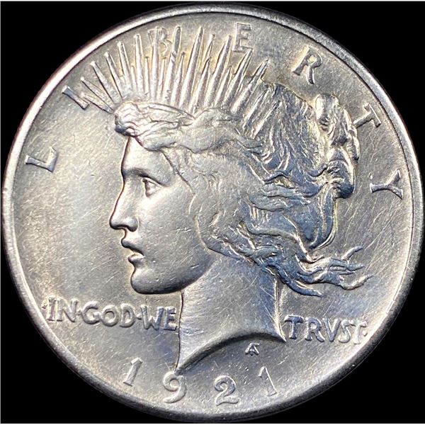 1921 Silver Peace Dollar CLOSELY UNCIRCULATED