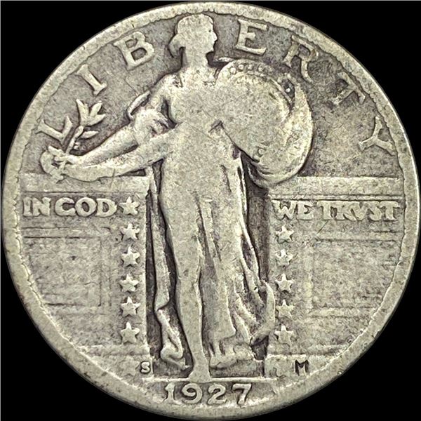 1927-S Silver Standing Liberty Quarter NICELY  CIRCULATED