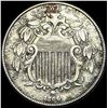 Image 1 : 1866 Shield Nickel NEARLY UNCIRCULATED