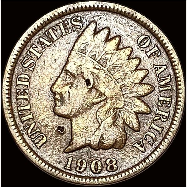 1908-S Indian Head Cent NICELY CIRCULATED