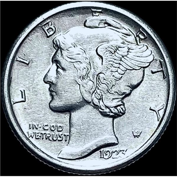 1923-S Mercury Dime CHOICE AU