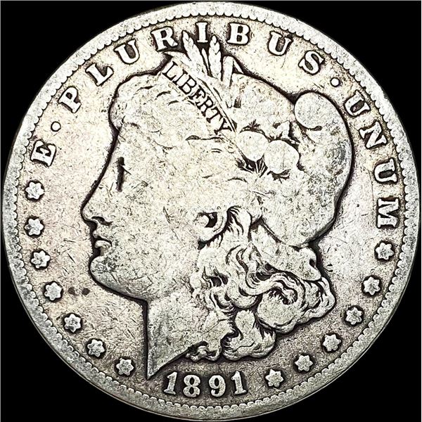 1891-CC Silver Morgan Dollar NICELY  CIRCULATED
