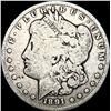 Image 1 : 1891-CC Silver Morgan Dollar NICELY  CIRCULATED