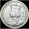 Image 1 : 1893 Isabella Columbian Silver Quarter  UNCIRCULATED