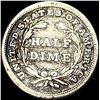 Image 2 : 1838 Seated Liberty Half Dime LIGHTLY  CIRCULATED
