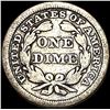 Image 2 : 1853 Seated Liberty Dime (No Arrows) LIGHTLY  CIRCULATED
