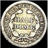 Image 2 : 1841 Seated Liberty Half Dime LIGHTLY  CIRCULATED