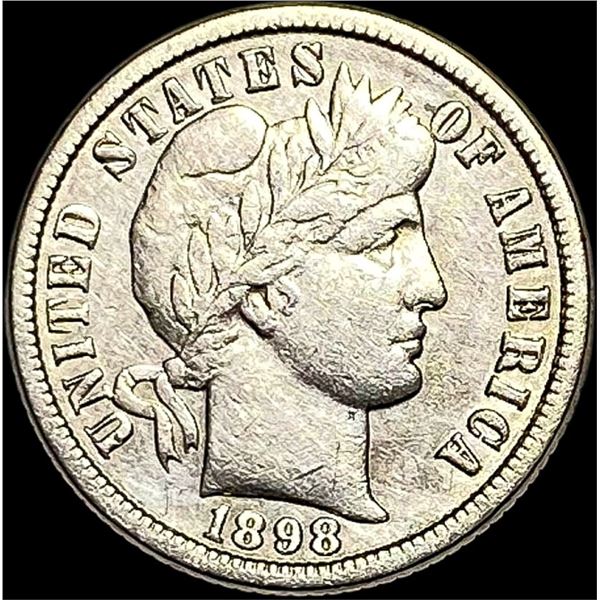 1898-O Barber Dime LIGHTLY CIRCULATED