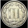 Image 2 : 1865 Nickel Three Cent CLOSELY UNCIRCULATED