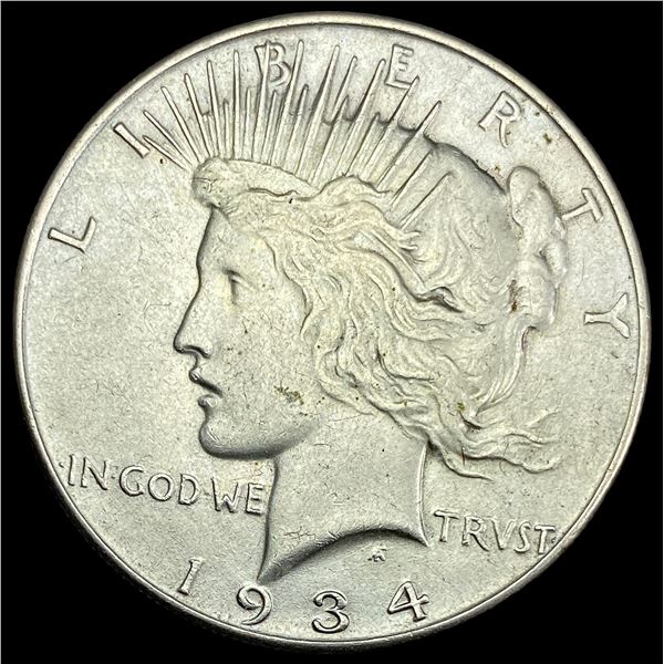 1934 Peace Silver Dollar CLOSELY UNCIRCULATED