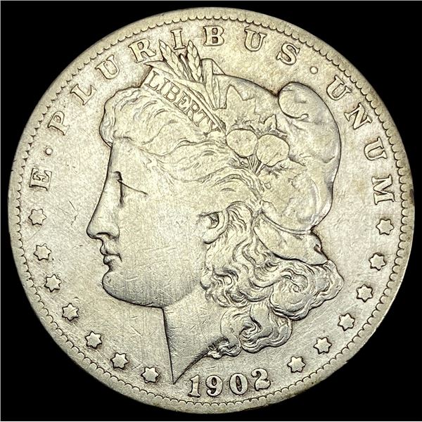 1902-S Silver Morgan Dollar LIGHTLY CIRCULATED