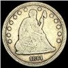 Image 1 : 1861 Seated Liberty Quarter NICELY CIRCULATED