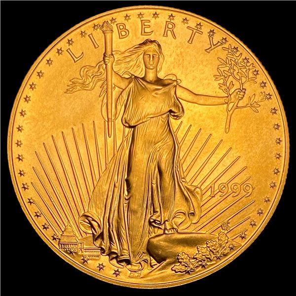 1999 1oz Gold American Eagle $50 SUPERB GEM BU