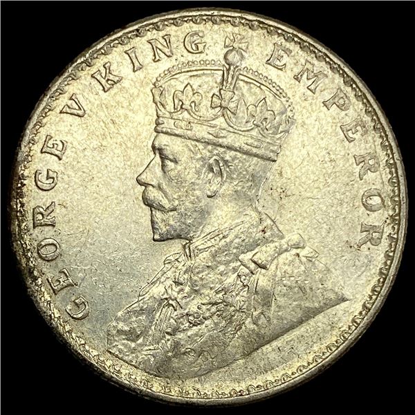 1920 British-India Silver 1 Rupee UNCIRCULATED