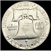 Image 2 : 1955 Silver Franklin Half Dollar SUPERB GEM BU