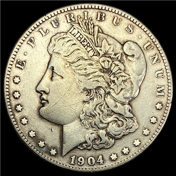 1904-S Silver Morgan Dollar LIGHTLY CIRCULATED