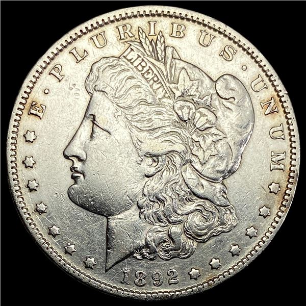 1892 Morgan Silver Dollar CLOSELY UNCIRCULATED