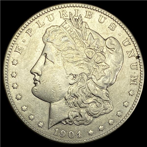1904-S Silver Morgan Dollar NEARLY UNCIRCULATED