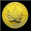 Image 2 : 2009 1/10oz Gold Canadian Maple Leaf $5 SUPERB GEM BU