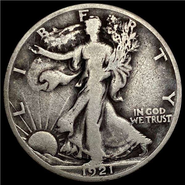 1921-S Walking Liberty Half Dollar NICELY CIRCULATED
